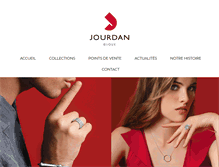 Tablet Screenshot of jourdan-bijoux.com